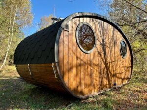Udendørs Oval Sauna Med Integreret Spabad (12)