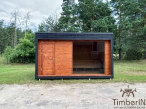 Moderne Udendørs Saunahytte 5x3x3 (7)