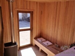 Moderne Udendørs Saunahytte Mini (37)