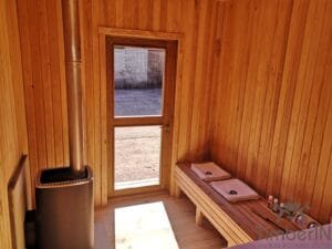 Moderne Udendørs Saunahytte Mini (5)