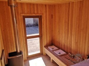 Moderne Udendørs Saunahytte Mini (6)