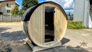 Udendørs Tønde Sauna Mini – Lille – 2 4 Personer (6)