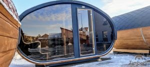 Udendørs Tønde Sauna Oval Hobbit (12)