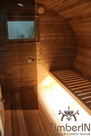 Udendørs Tønde Sauna Oval Hobbit (15)