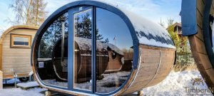 Udendørs Tønde Sauna Oval Hobbit (15)