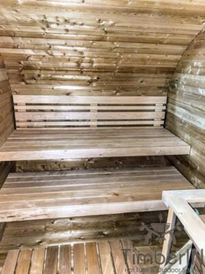 Udendørs Tønde Sauna Oval Hobbit (3)