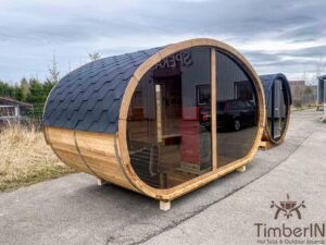 Udendørs Tønde Sauna Oval Hobbit (7)