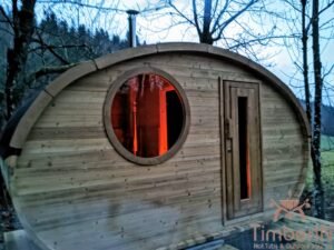 Udendørs Tønde Sauna Oval Hobbit