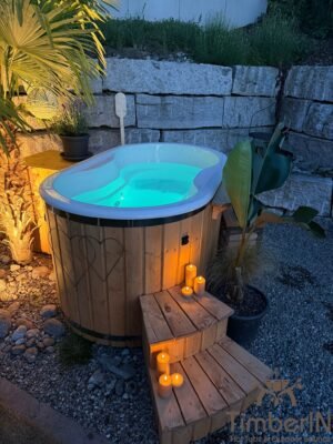 Oval Vildmarksbad I Glasfiber For 2 Personer (1)