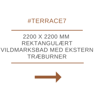REKTANGULÆRT VILDMARKSBAD MED EKSTERN TRÆBURNER