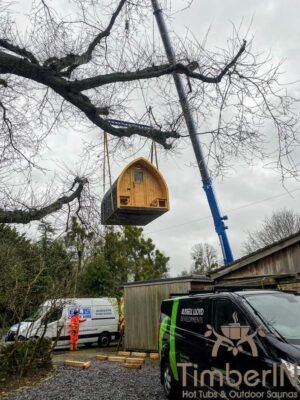 Udendørs Træ Sauna Pod Iglu Kit (2)