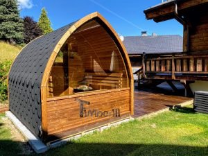 Udendørs Sauna I Træ Til Haven Igloo Design (4)