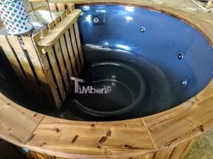 Vildmarksbad I Glasfiber Med Indvendig Ovn Wellness Basic (7)