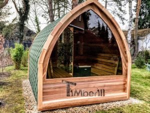 Udendørs Sauna I Træ Til Haven Igloo Design (1)