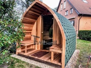 Udendørs Sauna I Træ Til Haven Igloo Design (2)