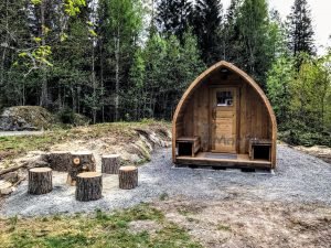 Udendørs Sauna I Træ Til Haven Igloo Design (2)