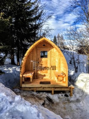 Udendørs Sauna I Træ Til Haven Igloo Design (2)