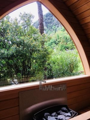 Udendørs Sauna I Træ Til Haven Igloo Design (5)