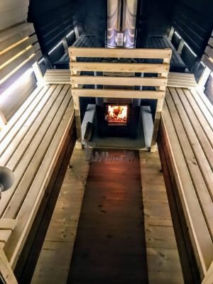 Udendørs Sauna I Træ Til Haven Igloo Design (5)