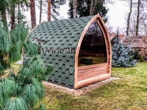 Udendørs Sauna I Træ Til Haven Igloo Design (5)