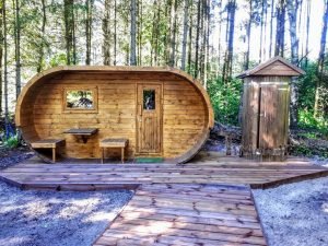 Oval Sauna Photo