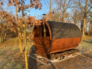 Udendørs Sauna Tønde I Træ Til Haven (2)