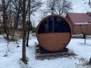 Udendørs Sauna Tønde I Træ Til Haven (5)