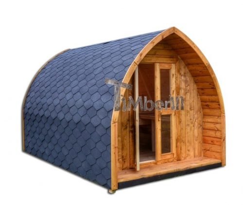 Udendørs camping hus i træ til haven Igloo design