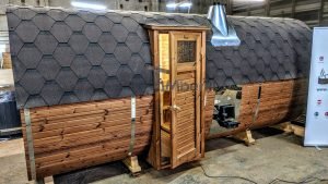 Udendørs Tønde Sauna Rektangulært Design (35)