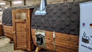 Udendørs Tønde Sauna Rektangulært Design (38)