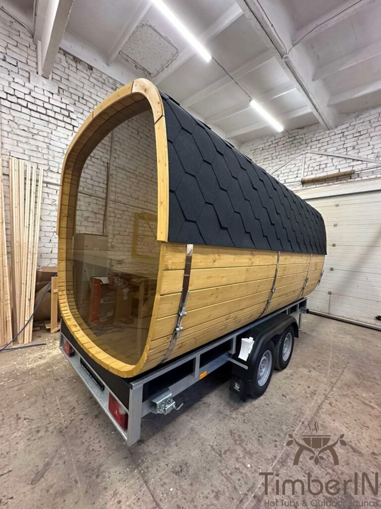 Udendørs sauna på trailer