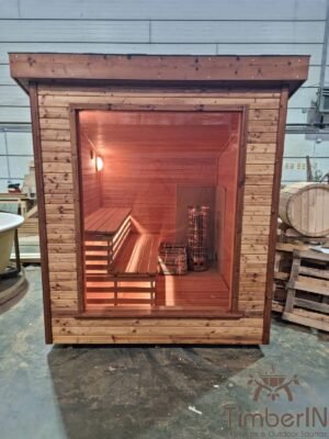 Moderne Udendørs Havesauna (1)