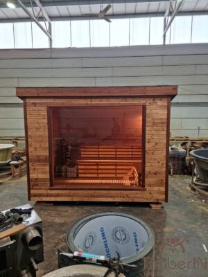Moderne Udendørs Havesauna (6)