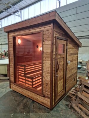 Moderne Udendørs Havesauna (9)
