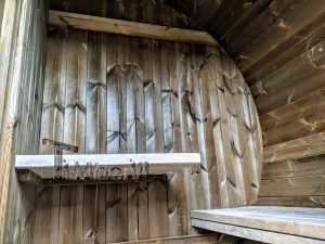 Udendørs Tønde Sauna Oval Design (20)