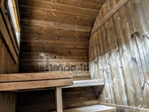 Udendørs Tønde Sauna Oval Design (22)