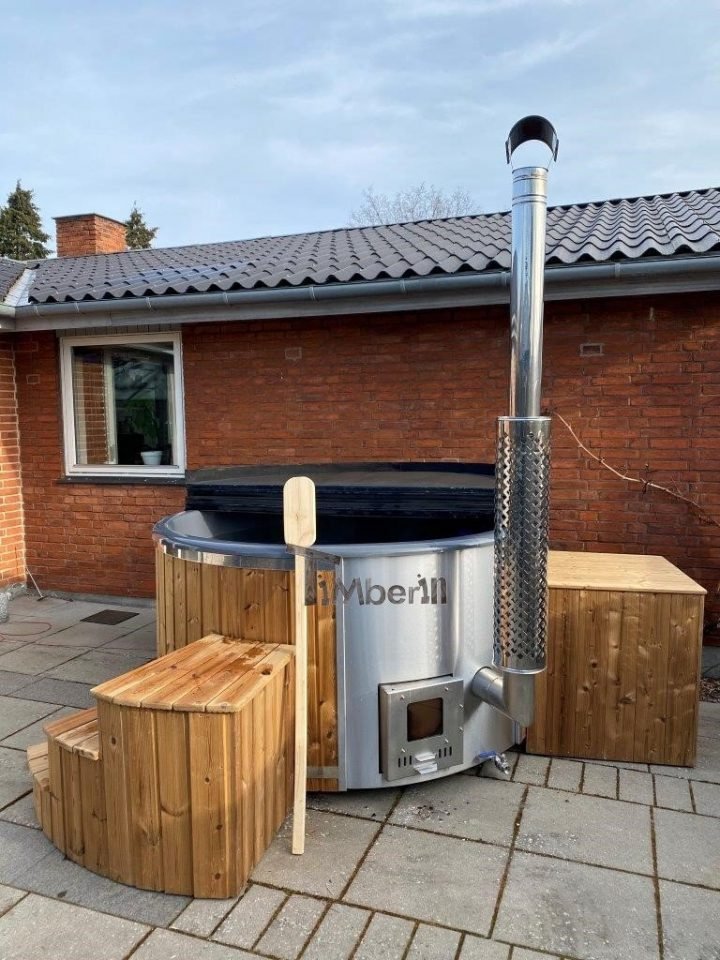 Vildmarksbad I Glasfiber Med Brændeovn Wellness Royal, Torben, Frederikssund, Denmark (4)