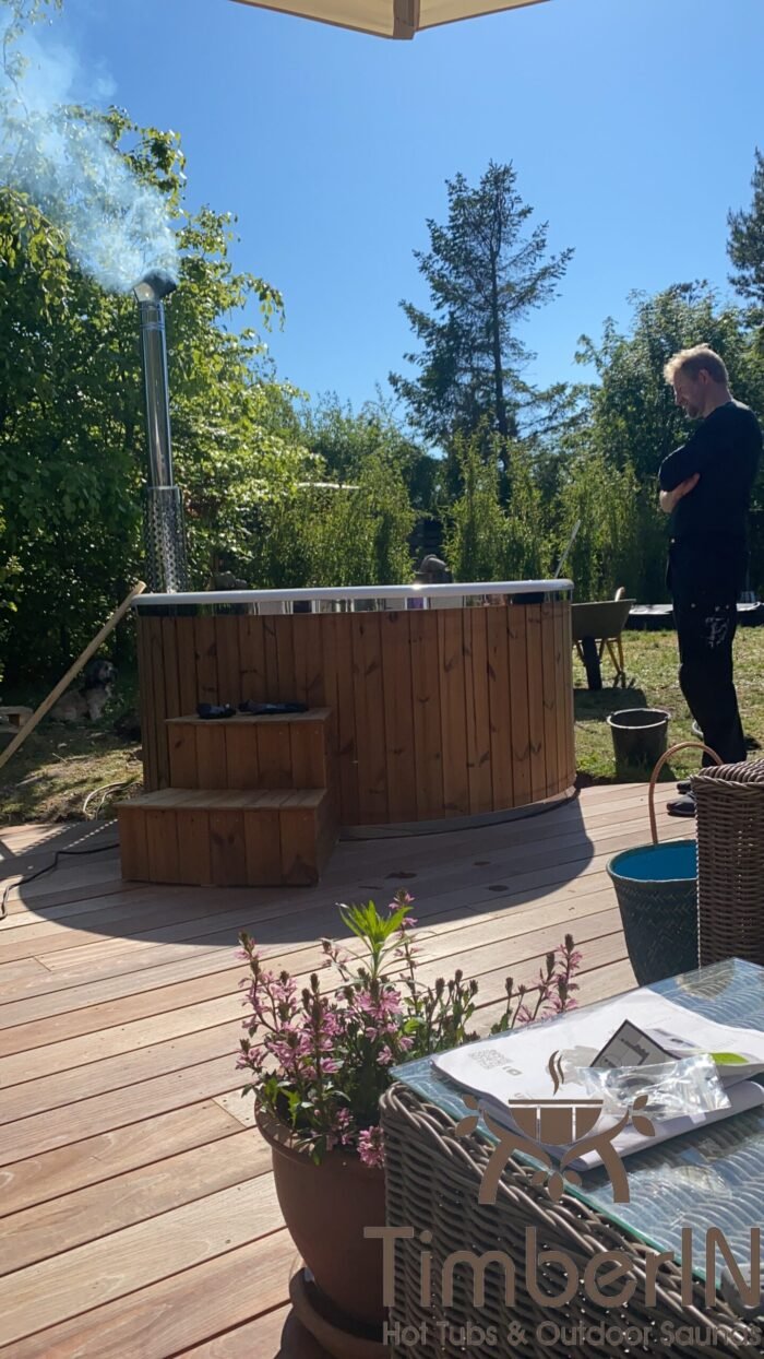 Vildmarksbad Med Bobler TimberIN Rojal, Kjell, Hornbæk, Danmark (2)
