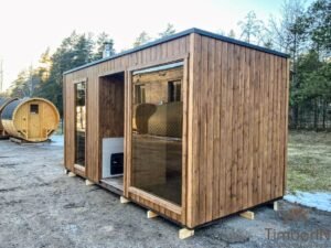 Moderne Udendørs Havesauna (20)