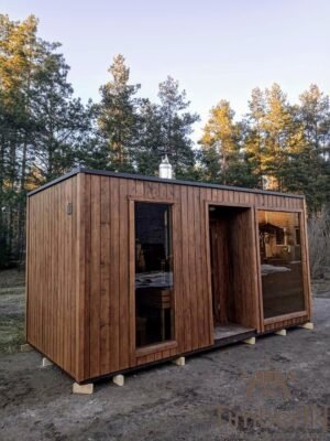 Moderne Udendørs Havesauna (9)