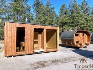 Udendørs Moderne Sauna Med Glasfront (3)