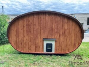 Udendørs Tønde Sauna Oval Ellipse (1)