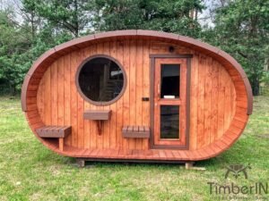Udendørs Tønde Sauna Oval Ellipse (3)