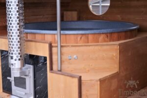 Udendørs Oval Sauna Med Integreret Spabad (36)