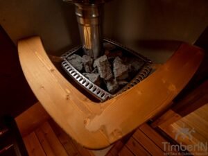 Udendørs Oval Sauna Med Integreret Spabad (76)